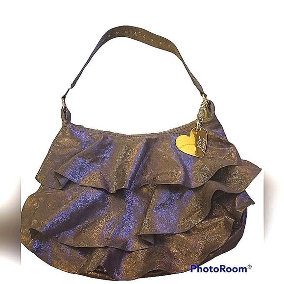 Betsey Johnson Shimmering Shoulder Bag - Picture 2 of 7